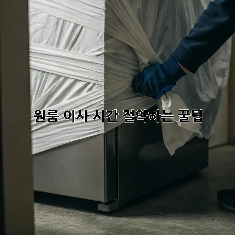 원룸 이사, 시간 절약하는 꿀팁!