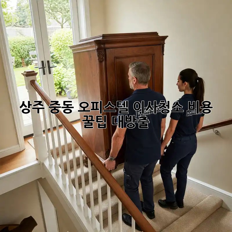 상주 중동 오피스텔 이사청소🧹 비용, 꿀팁 대방출! ✨