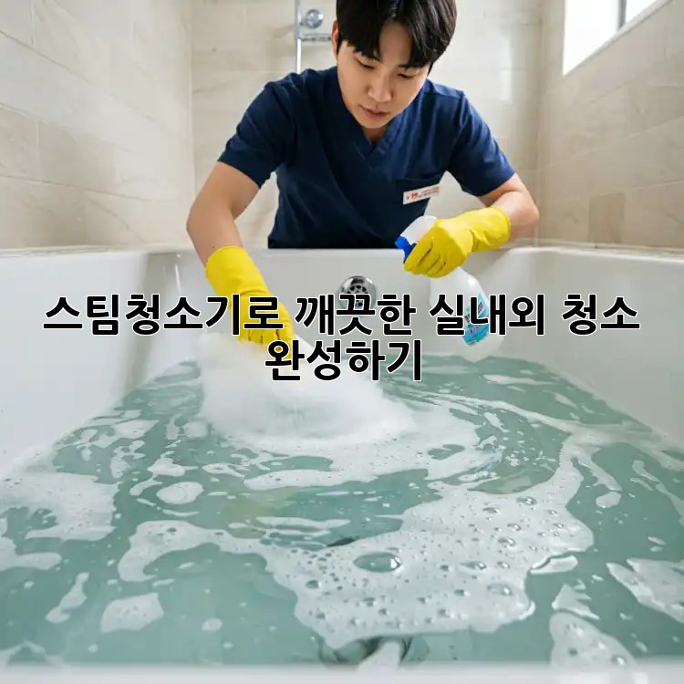 스팀청소기로 깨끗한 실내외 청소 완성하기! ✨